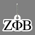 Zippy Clip & Zeta Phi Beta Tag W/ Tab